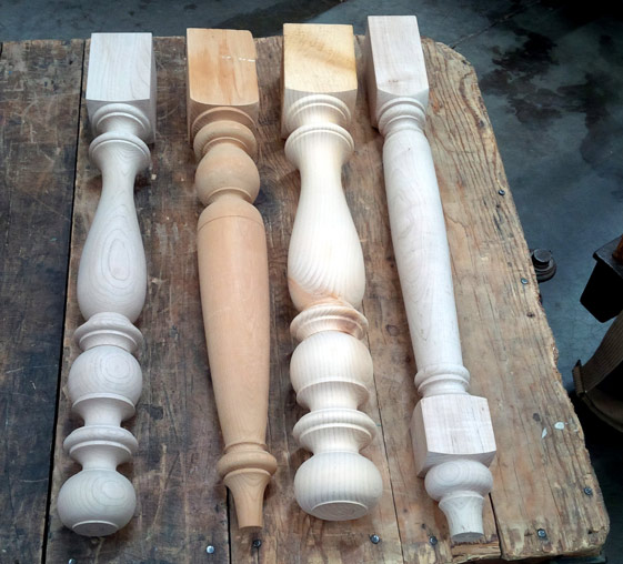 Custom made wooden pickets